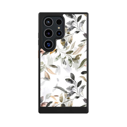 Samsung Galaxy S24 Ultra NIVOcore Watercolor Neutral Leaves