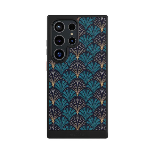 Samsung Galaxy S24 Ultra NIVOcore Art Deco Teal Gold Seamless