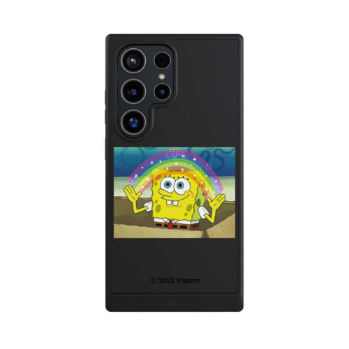 Samsung Galaxy S24 Ultra NIVOcore Spongebob - Rainbow Meme transparent