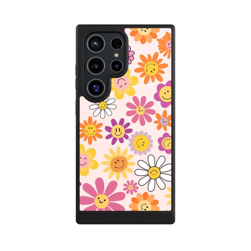 Galaxy S24 Ultra NIVOcore Smiles Pink Flowers