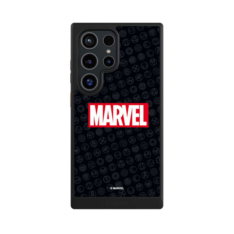 Galaxy S24 Ultra NIVOcore Marvel Logo Black Red 