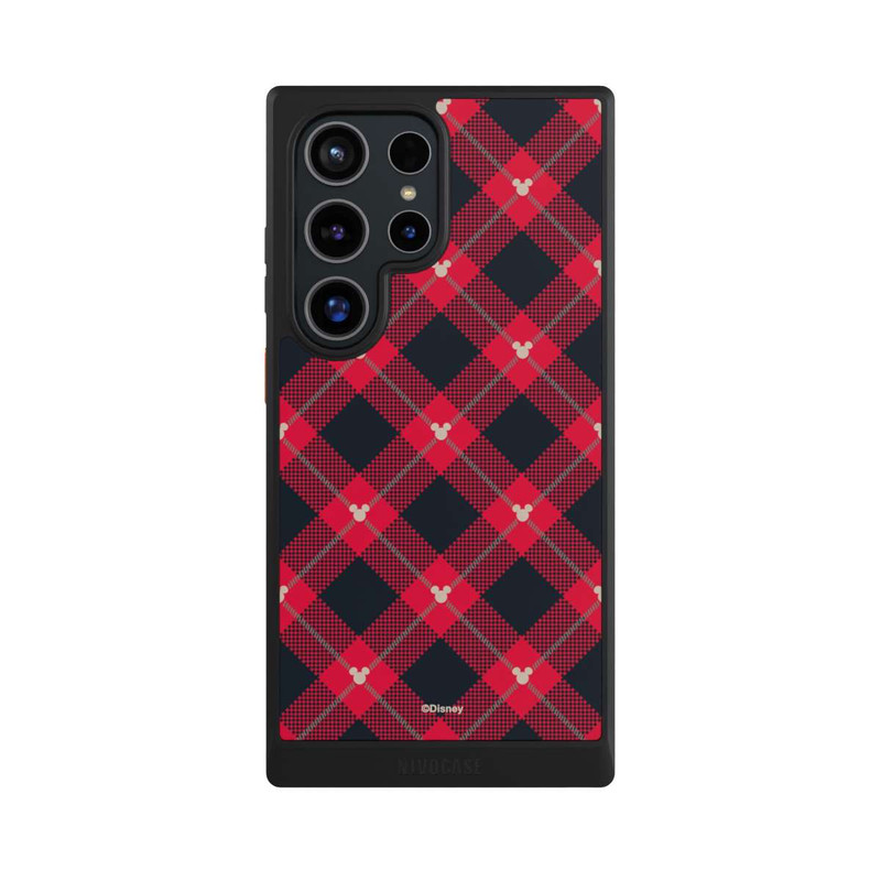 Galaxy S24 Ultra NIVOcore Mickey Weihnachtsmuster Rot