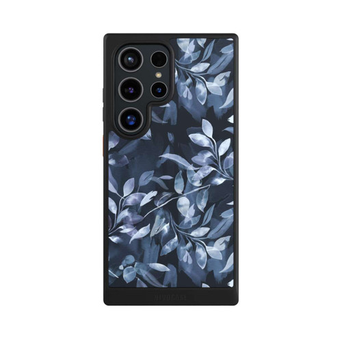 Samsung Galaxy S24 Ultra NIVOcore Watercolor Mystic Leaves Navy