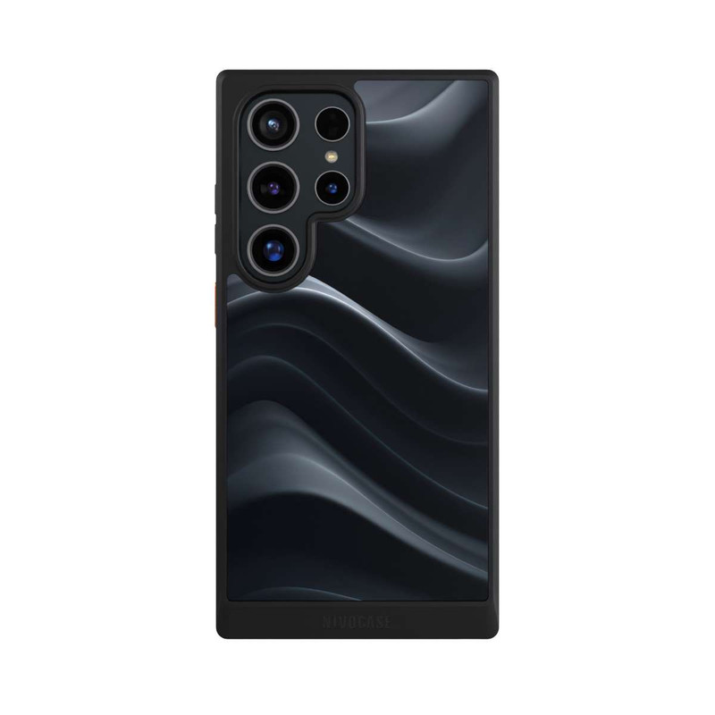 Galaxy S24 Ultra NIVOcore Black Waves Texture