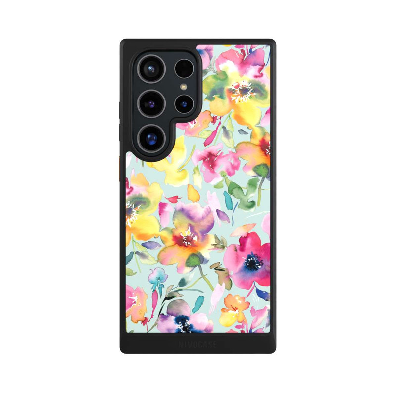 Galaxy S24 Ultra NIVOcore Künstlerischer Sommer Psychedelic Floral
