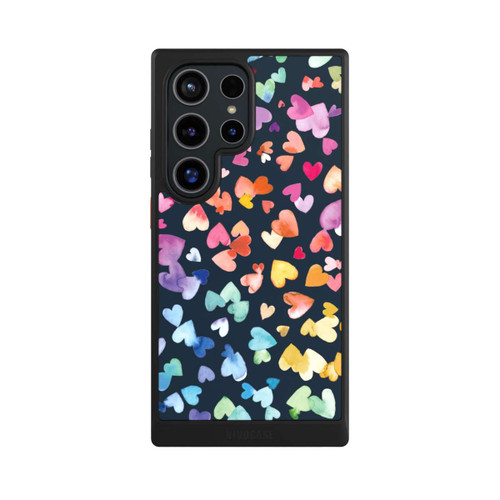 Samsung Galaxy S24 Ultra NIVOcore Valentines Hearts Black