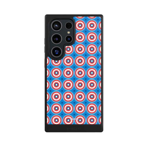 Samsung Galaxy S24 Ultra NIVOcore Captain American Shield Pattern