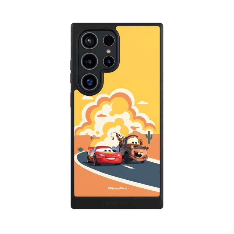 Galaxy S24 Ultra NIVOcore Disney Cars Lightning McQueen Und Hook on the Road