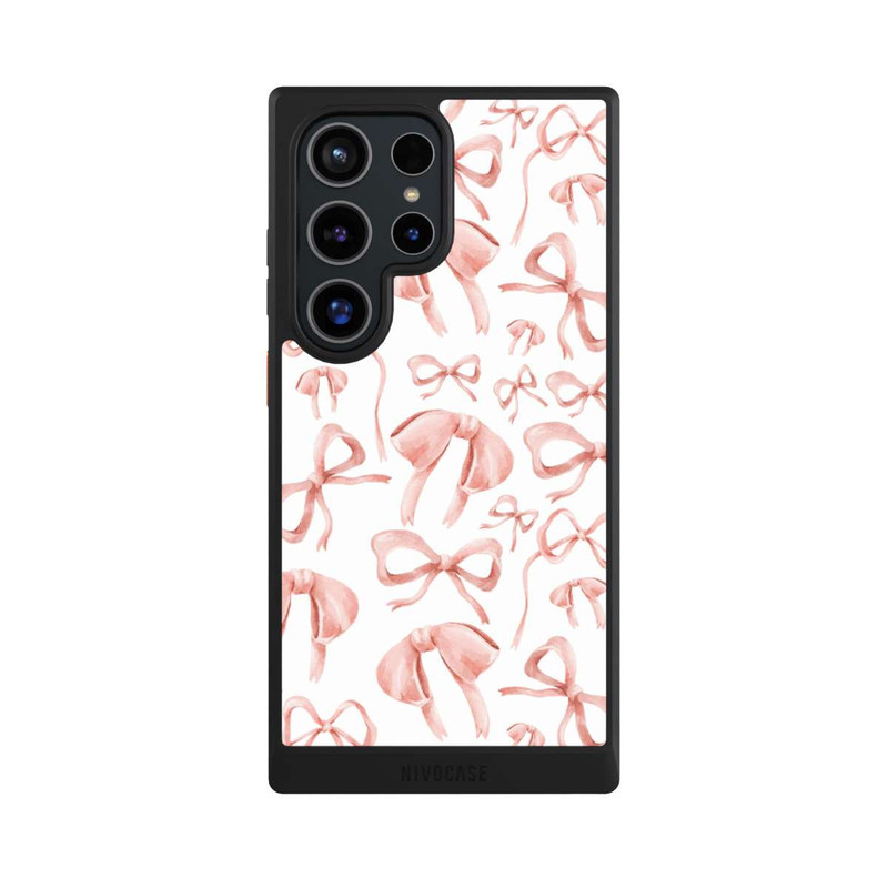 Galaxy S24 Ultra NIVOcore Noeud de Ruban Rose