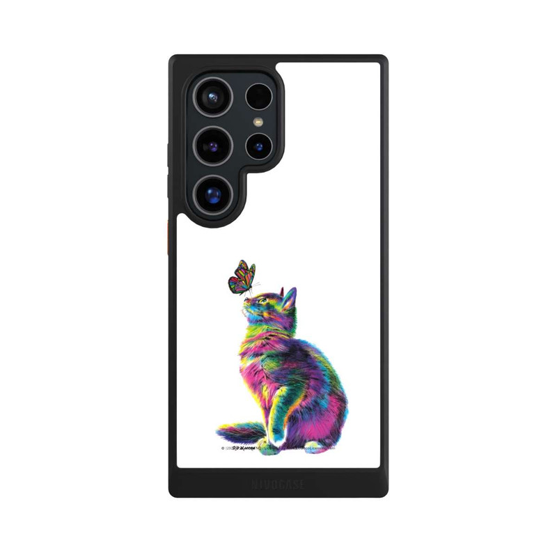 Galaxy S24 Ultra NIVOcore Katze verspielt