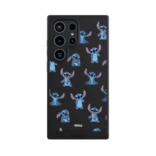 Samsung Galaxy S24 Ultra NIVOcore Stitch Faces Pattern Transparent