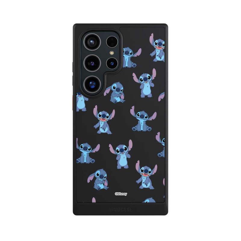 Galaxy S24 Ultra NIVOcore Stitch Faces Pattern Transparent