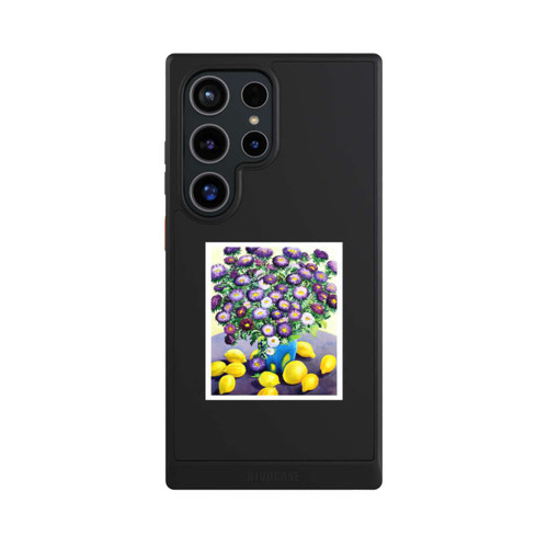 Samsung Galaxy S24 Ultra NIVOcore Purple Asters and Lemons by Christopher Ryland