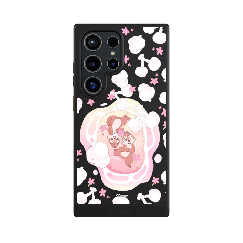 Galaxy S24 Ultra NIVOcore Chip and Dale Pink Transparent