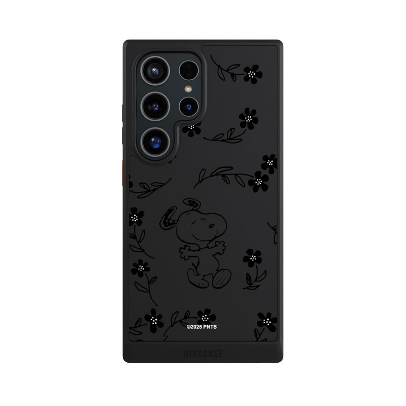 Galaxy S24 Ultra NIVOcore Snoopy und Flowers Transparent