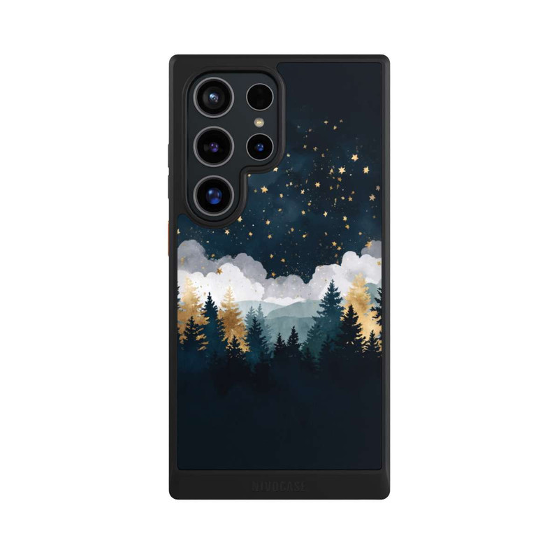 Galaxy S24 Ultra NIVOcore nächtlicher Wald Indigo