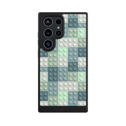 Samsung Galaxy S24 Ultra NIVOcore Green Blocks Pattern