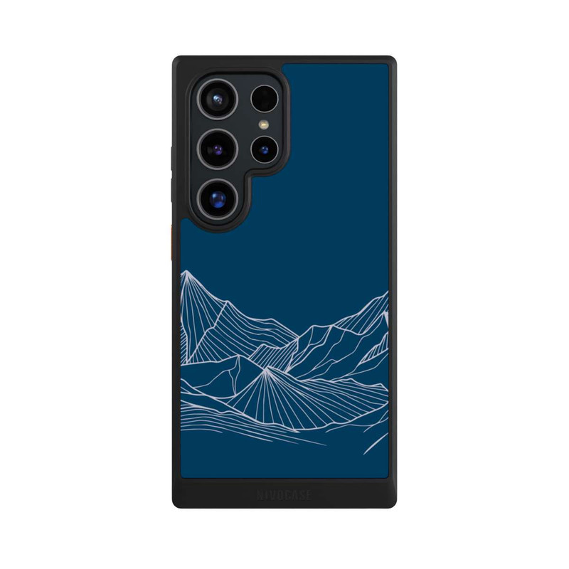 Galaxy S24 Ultra NIVOcore Blue Mountain Contour Lines