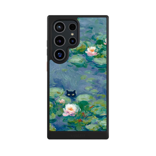 Samsung Galaxy S24 Ultra NIVOcore Katze im Teich Monet Gemälde Impressionismus