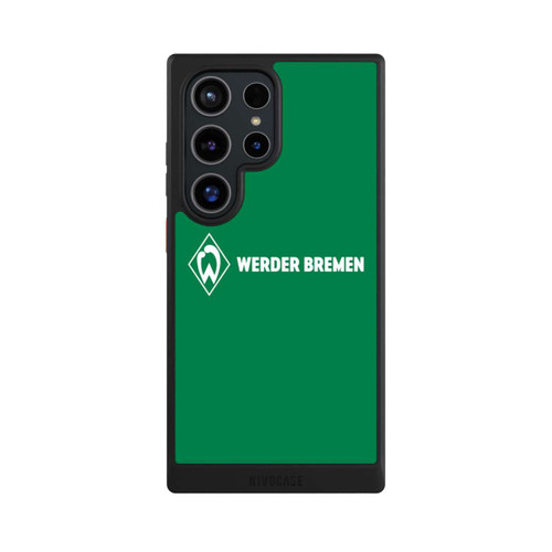 Samsung Galaxy S24 Ultra NIVOcore Werder Bremen Schriftzug Raute Grün