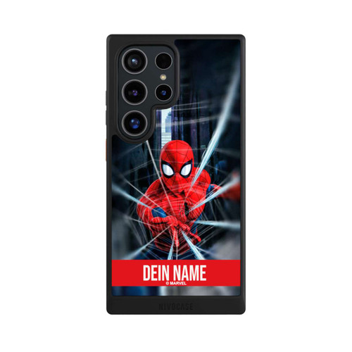 Samsung Galaxy S24 Ultra NIVOcore Spiderman Webs in Action Personalisierbar