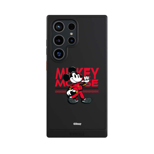 Samsung Galaxy S24 Ultra NIVOcore Micky Maus Rennfahrer Transparent
