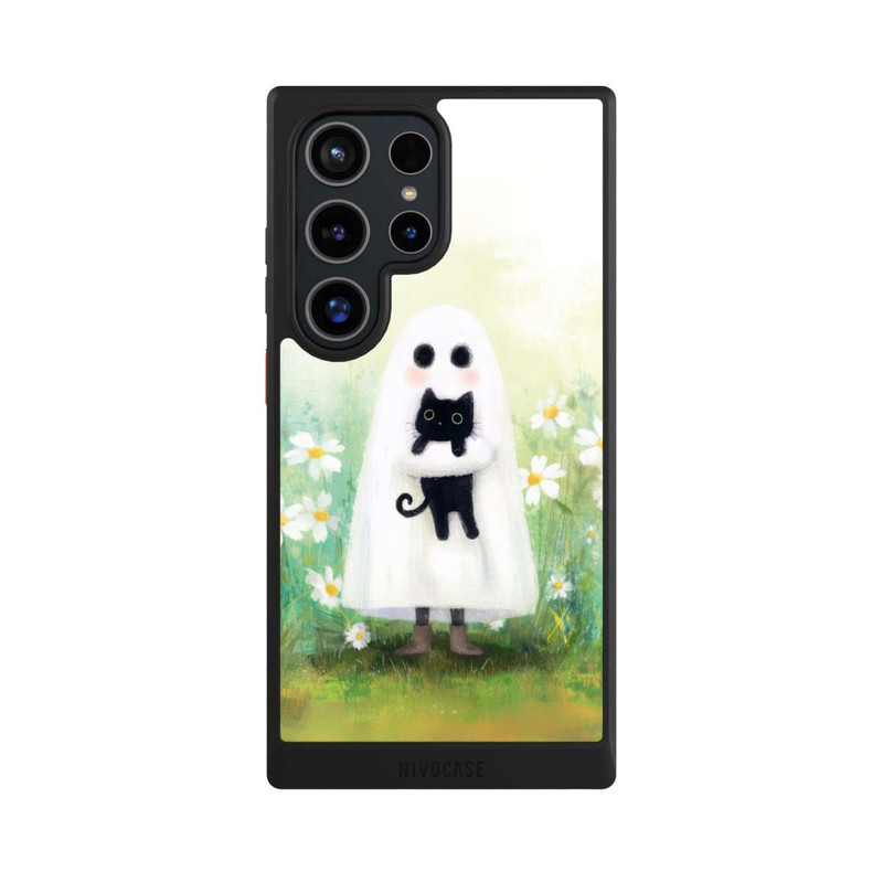 Galaxy S24 Ultra NIVOcore Ghost Hug for Cat Halloween with AI