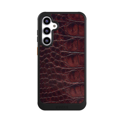 Samsung Galaxy S23 FE NIVOcore Cuir de Crocodile