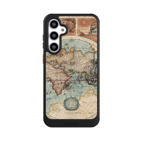 Samsung Galaxy S23 FE NIVOcore Vintage Weltkarte