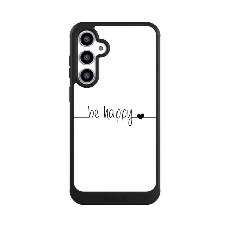 Galaxy S23 FE NIVOcore Be Happy White Background