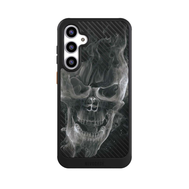 Galaxy S23 FE NIVOcore Smoke Skull Carbon