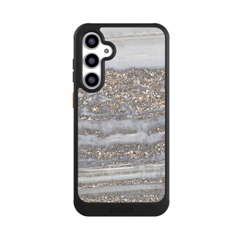 Samsung Galaxy S23 FE NIVOcore White Glitter Marble Look