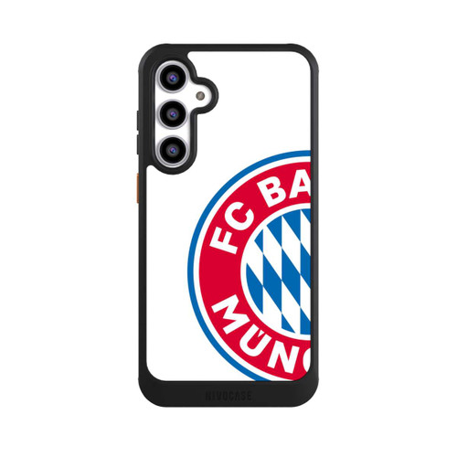 Samsung Galaxy S23 FE NIVOcore Großes FCB Logo Weiß