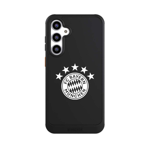 Samsung Galaxy S23 FE NIVOcore FCB Logo einfarbig mit Sternen - ohne Hintergrund