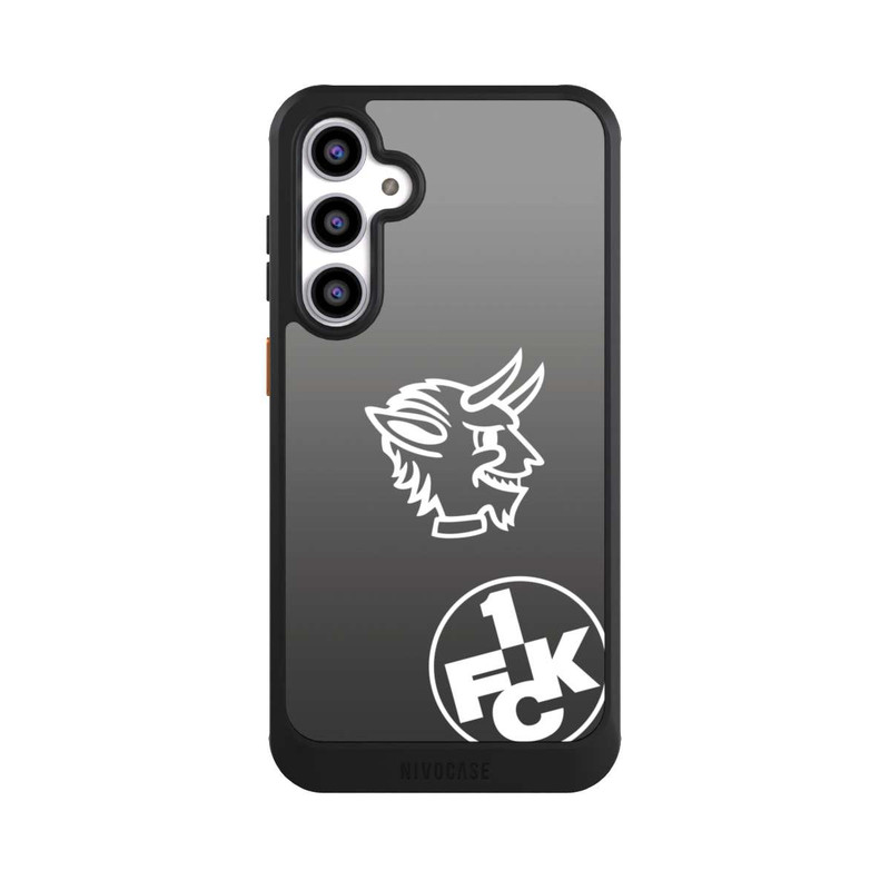 Galaxy S23 FE NIVOcore Teufelskopf FCK auf Schwarz