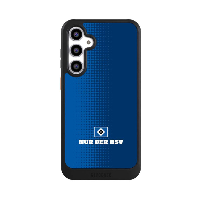 Galaxy S23 FE NIVOcore Nur der HSV - Trame de losange bleue