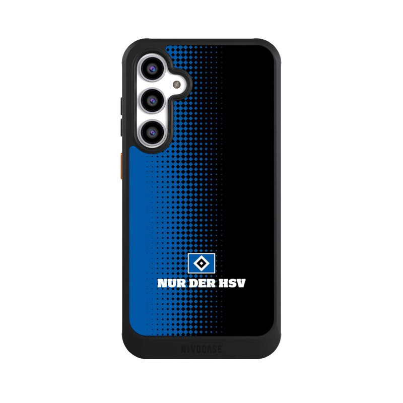 Galaxy S23 FE NIVOcore Nur der HSV - Rautenraster Schwarz