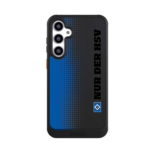 Samsung Galaxy S23 FE NIVOcore Nur der HSV - Rautenraster Blau - ohne Hintergrund
