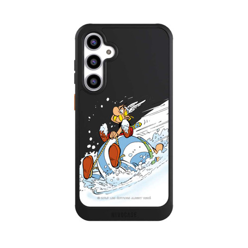 Samsung Galaxy S23 FE NIVOcore Asterix &amp; Obelix Schlitten Transparent