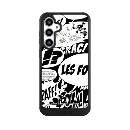 Samsung Galaxy S23 FE NIVOcore Sprechblasen Asterix Schwarz