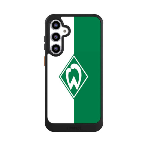 Samsung Galaxy S23 FE NIVOcore Weiß-Grün - Werder Bremen