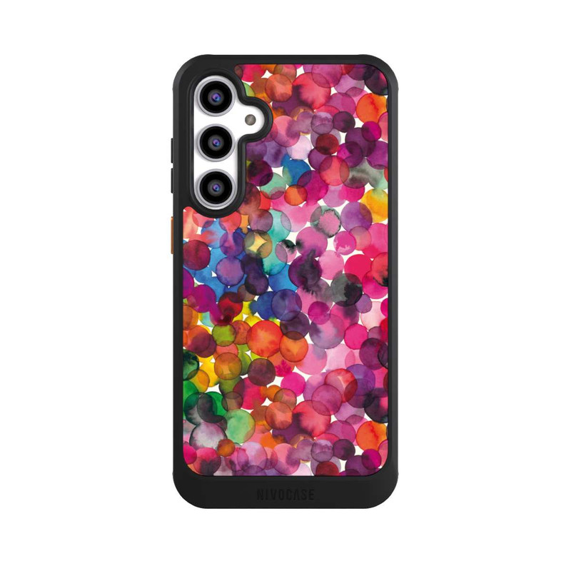 Galaxy S23 FE NIVOcore Überlappende Aquarellpunkte