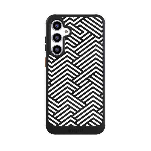 Samsung Galaxy S23 FE NIVOcore Black and White ZigZag