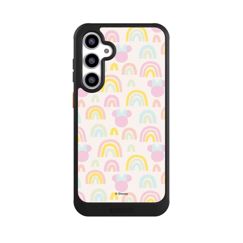 Galaxy S23 FE NIVOcore Minnie Motif arc-en-ciel