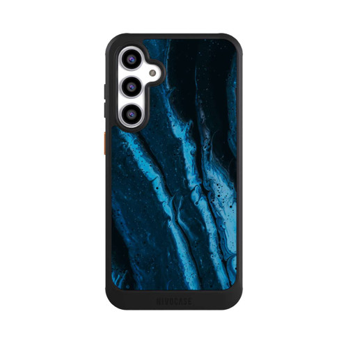 Samsung Galaxy S23 FE NIVOcore Blue oil texture