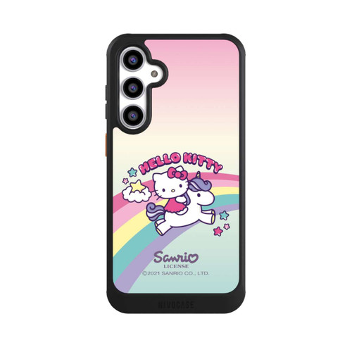 Samsung Galaxy S23 FE NIVOcore Hello Kitty Regenbogen 