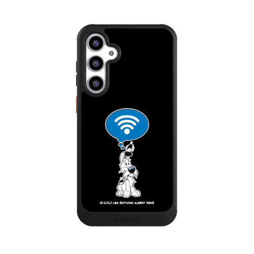 Samsung Galaxy S23 FE NIVOcore Idefix W-LAN - Schwarz Hintergrund