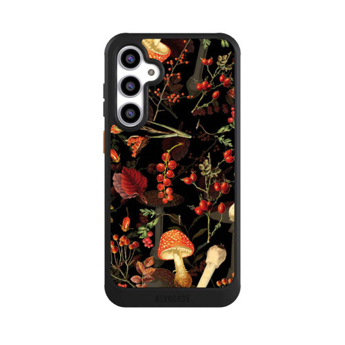 Samsung Galaxy S23 FE NIVOcore Mushroom Pattern Black