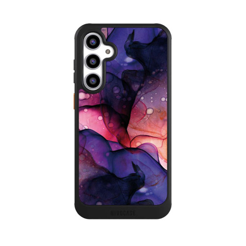 Samsung Galaxy S23 FE NIVOcore Flüssige Kunst Lila-Pink