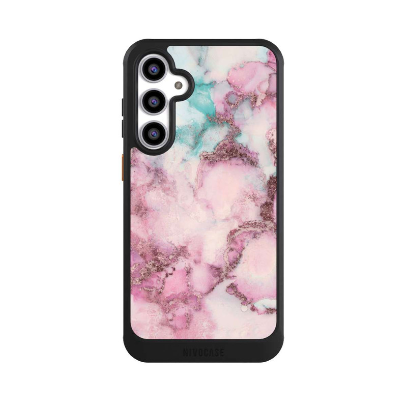 Galaxy S23 FE NIVOcore Encre tourbillonnante rose